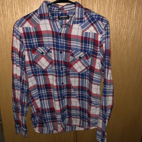 Express Other - Express Men’s Plaid Shirt